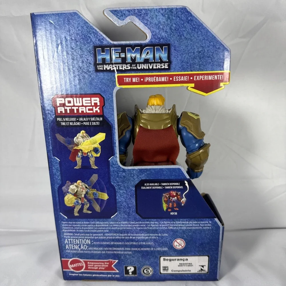 Mattel He-Man Masters of the Universe Power Attack Action Figure 2022 HDY36